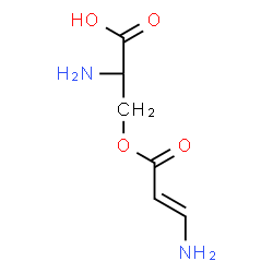 ChemSpider 2D Image | O-[(2E)-3-Amino-2-propenoyl]-L-serine | C6H10N2O4