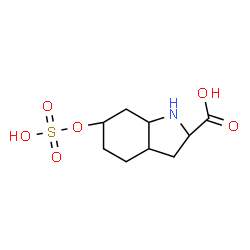 ChemSpider 2D Image | (2S,3aS,6R,7aS)-6-(Sulfooxy)octahydro-1H-indole-2-carboxylic acid | C9H15NO6S