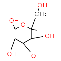 ChemSpider 2D Image | 5-Fluoro-Beta-D-Glucopyranose | C6H11FO6