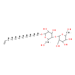 ChemSpider 2D Image | 10-Undecen-1-yl 4-O-alpha-D-glucopyranosyl-beta-D-glucopyranoside | C23H42O11