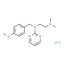 ChemSpider 2D Image | Thonzylamine Hydrochloride | C16H23ClN4O