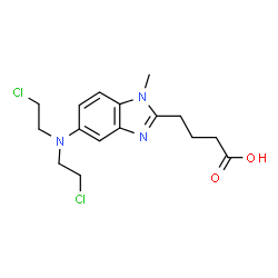 ChemSpider 2D Image | Bendamustine | C16H21Cl2N3O2