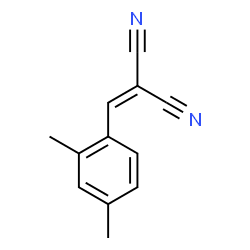 ChemSpider 2D Image | (2,4-Dimethylbenzylidene)malononitrile | C12H10N2