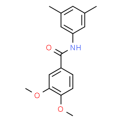 ChemSpider 2D Image | N-(3,5-Dimethylphenyl)-3,4-dimethoxybenzamide | C17H19NO3
