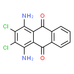 ChemSpider 2D Image | Disperse Violet 28 | C14H8Cl2N2O2
