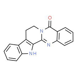 ChemSpider 2D Image | Rutaecarpine | C18H13N3O