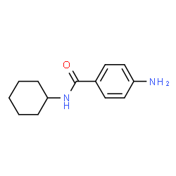 ChemSpider 2D Image | 4-Amino-N-cyclohexylbenzamide | C13H18N2O