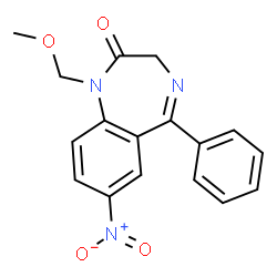 ChemSpider 2D Image | Motrazepam | C17H15N3O4