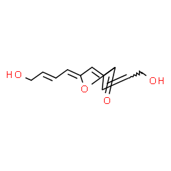 ChemSpider 2D Image | (5Z)-5-[(2E)-4-Hydroxy-2-buten-1-ylidene]-3-(3-hydroxy-1-propen-1-yl)-2(5H)-furanone | C11H12O4