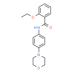 ChemSpider 2D Image | 2-Ethoxy-N-[4-(4-morpholinyl)phenyl]benzamide | C19H22N2O3