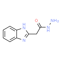 ChemSpider 2D Image | 2-(1H-Benzimidazol-2-yl)acetohydrazide | C9H10N4O