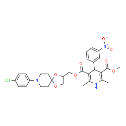 ChemSpider 2D Image | cronidipine | C30H32ClN3O8