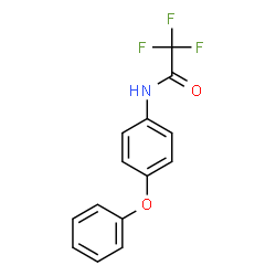 ChemSpider 2D Image | 2,2,2-Trifluoro-N-(4-phenoxyphenyl)acetamide | C14H10F3NO2