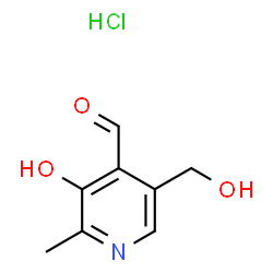 ChemSpider 2D Image | Pyridoxal hydrochloride | C8H10ClNO3