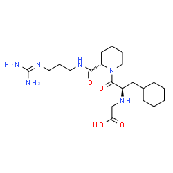 ChemSpider 2D Image | Inogatran | C21H38N6O4