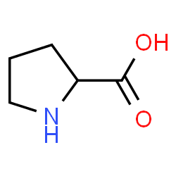 ChemSpider 2D Image | DL-Proline | C5H9NO2