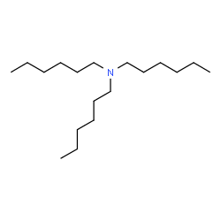 ChemSpider 2D Image | Trihexylamine | C18H39N