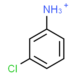 ChemSpider 2D Image | 3-Chloroanilinium | C6H7ClN