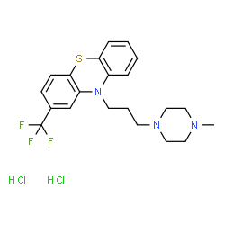 ChemSpider 2D Image | TRIFLUOPERAZINE HYDROCHLORIDE | C21H26Cl2F3N3S