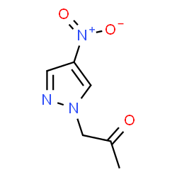 ChemSpider 2D Image | 1-(4-Nitro-1H-pyrazol-1-yl)acetone | C6H7N3O3
