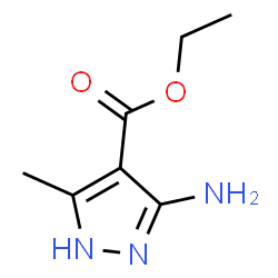 ChemSpider 2D Image | ethyl 5-amino-3-methyl-1H-pyrazole-4-carboxylate | C7H11N3O2