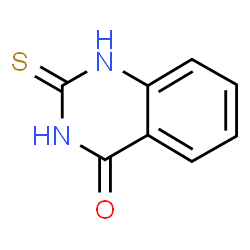 ChemSpider 2D Image | 2-mercapto(3H)quinazolinone | C8H6N2OS