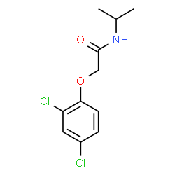 ChemSpider 2D Image | 2-(2,4-Dichlorophenoxy)-N-isopropylacetamide | C11H13Cl2NO2