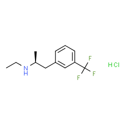 ChemSpider 2D Image | Dexfenfluramine hydrochloride | C12H17ClF3N