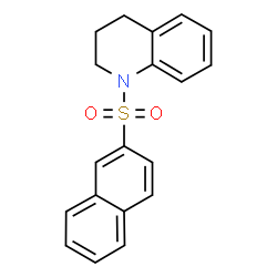 ChemSpider 2D Image | 1-(2-Naphthylsulfonyl)-1,2,3,4-tetrahydroquinoline | C19H17NO2S