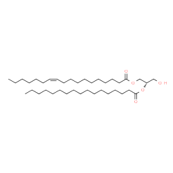 ChemSpider 2D Image | (2S)-2-(Heptadecanoyloxy)-3-hydroxypropyl (11Z)-11-octadecenoate | C38H72O5