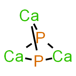 ChemSpider 2D Image | 1,3-diphospha-2$l^{2},4$l^{2},5$l^{2}-tricalcabicyclo[1.1.1]pentane | Ca3P2