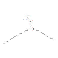 ChemSpider 2D Image | O-{Hydroxy[(2R)-3-[(9E)-9-octadecenoyloxy]-2-(palmitoyloxy)propoxy]phosphoryl}-L-serine | C40H76NO10P