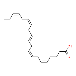 ChemSpider 2D Image | (5Z,8Z,11E,14Z,17Z)-5,8,11,14,17-Icosapentaenoic acid | C20H30O2