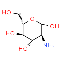ChemSpider 2D Image | 2-Amino-2-deoxy-L-glucopyranose | C6H13NO5