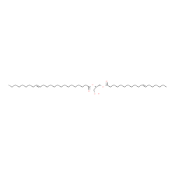 ChemSpider 2D Image | (2S)-1-Hydroxy-3-[(11E)-11-octadecenoyloxy]-2-propanyl (15E)-15-tetracosenoate | C45H84O5
