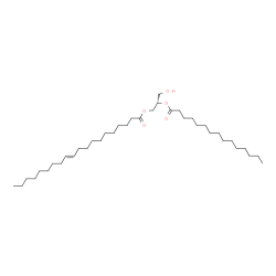 ChemSpider 2D Image | (2S)-3-Hydroxy-2-(pentadecanoyloxy)propyl (11E)-11-icosenoate | C38H72O5