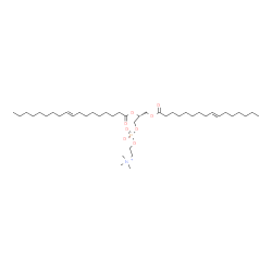 ChemSpider 2D Image | (2R)-3-[(9E)-9-Hexadecenoyloxy]-2-[(9E)-9-octadecenoyloxy]propyl 2-(trimethylammonio)ethyl phosphate | C42H80NO8P