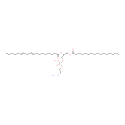 ChemSpider 2D Image | (19R)-25-Amino-22-hydroxy-22-oxido-16-oxo-17,21,23-trioxa-22lambda~5~-phosphapentacosan-19-yl (9E,12E)-9,12-octadecadienoate | C39H74NO8P