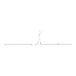 ChemSpider 2D Image | (2R)-2-[(11E)-11-Icosenoyloxy]-3-[(1E)-1-octadecen-1-yloxy]propyl 2-(trimethylammonio)ethyl phosphate | C46H90NO7P