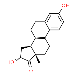 ChemSpider 2D Image | (8alpha,9beta,16alpha)-3,16-Dihydroxyestra-1(10),2,4-trien-17-one | C18H22O3