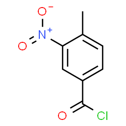 ChemSpider 2D Image | 3-Nitro-p-toluyl Chloride | C8H6ClNO3
