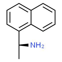 ChemSpider 2D Image | (-)-1-(1-Naphthyl)ethylamine | C12H13N