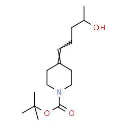 ChemSpider 2D Image | 2-Methyl-2-propanyl 4-(4-hydroxypentylidene)-1-piperidinecarboxylate | C15H27NO3