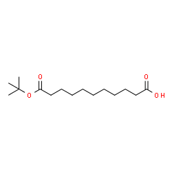 ChemSpider 2D Image | 11-[(2-Methyl-2-propanyl)oxy]-11-oxoundecanoic acid | C15H28O4