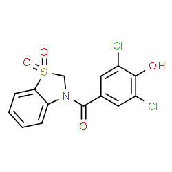 ChemSpider 2D Image | dotinurad | C14H9Cl2NO4S