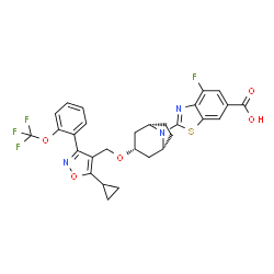 ChemSpider 2D Image | tropifexor | C29H25F4N3O5S