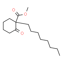 ChemSpider 2D Image | Methyl 1-octyl-2-oxocyclohexanecarboxylate | C16H28O3