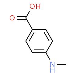 ChemSpider 2D Image | 4-Methylamino-benzoic acid | C8H9NO2