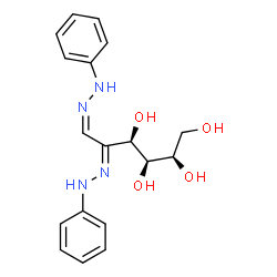 ChemSpider 2D Image | (2R,3S,4R,5E,6Z)-5,6-Bis(phenylhydrazono)-1,2,3,4-hexanetetrol | C18H22N4O4