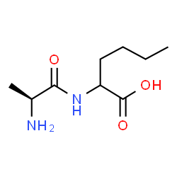 ChemSpider 2D Image | L-Alanylnorleucine | C9H18N2O3